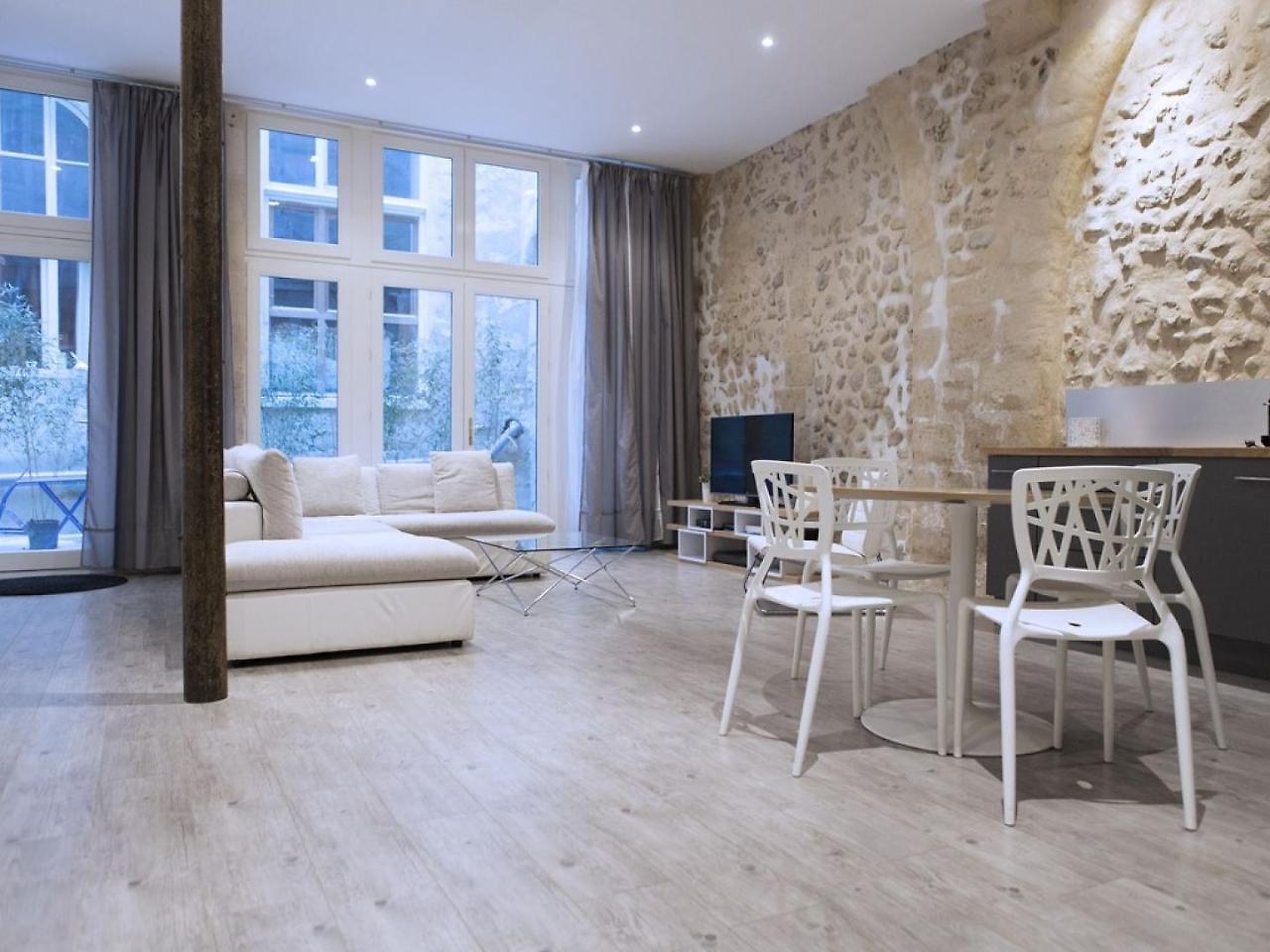 Ausone Beautiful Loft Apartment In Historical Center + Terrace And Parking Bordeaux Ngoại thất bức ảnh